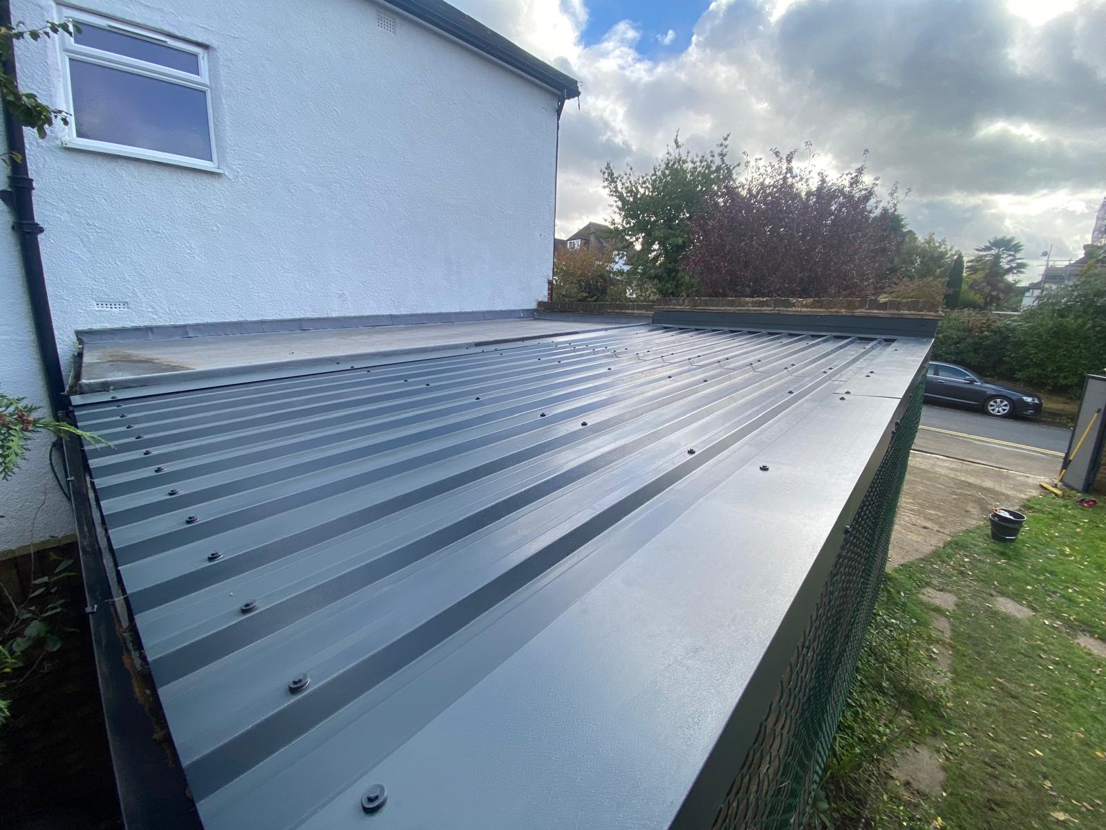 Box profile roof sheet